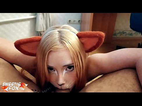 ❤️ Kitsune залгих дик, булэг нь түүний аманд Чанартай секс манайд ☑